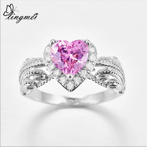 Jewelry - NWT Heart Love Romantic 925 silver ring